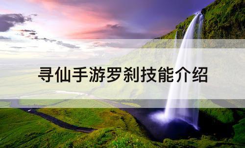寻仙手游罗刹技能介绍