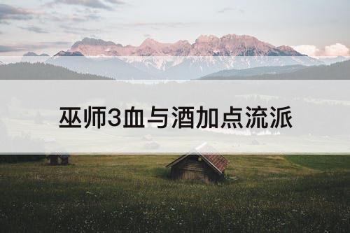 巫师3血与酒加点流派