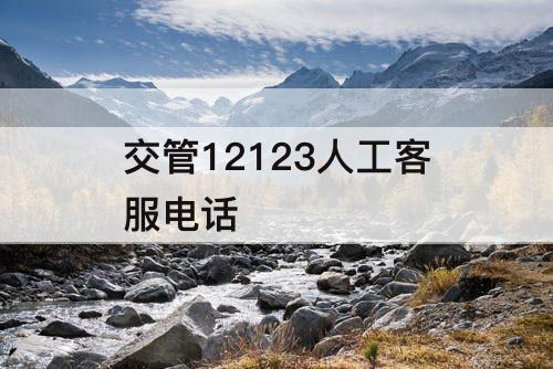 交管12123人工客服电话