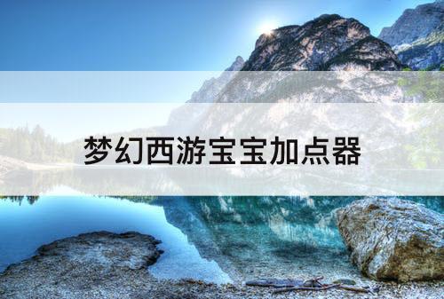 梦幻西游宝宝加点器