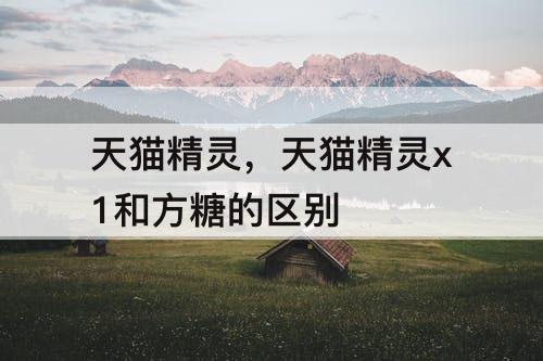天猫精灵，天猫精灵x1和方糖的区别