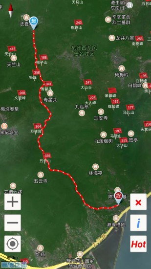 杭州登山地图  v1.2图1