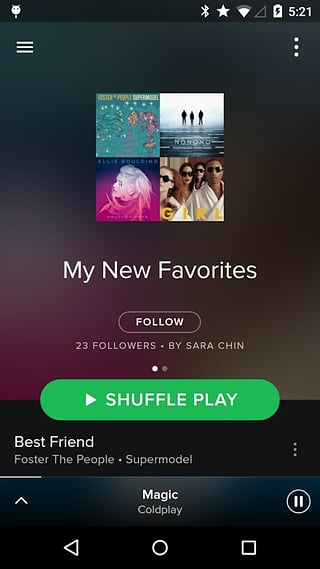 spotify手机端中文