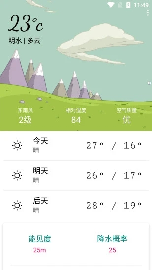 上海明日天气预报24小时天气预报  v1.0图1