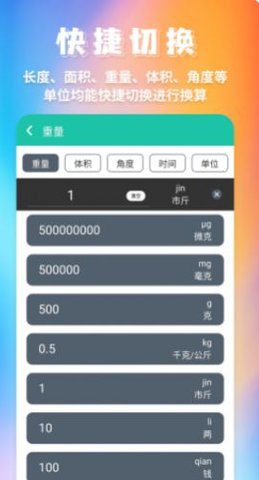 单位换算（Unit  v20220715.1图2