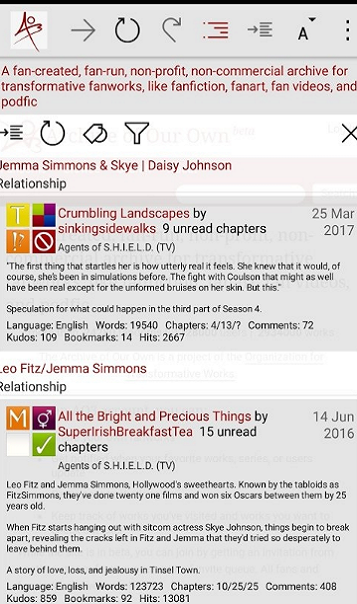 ao3官方app  v1.2.5图1